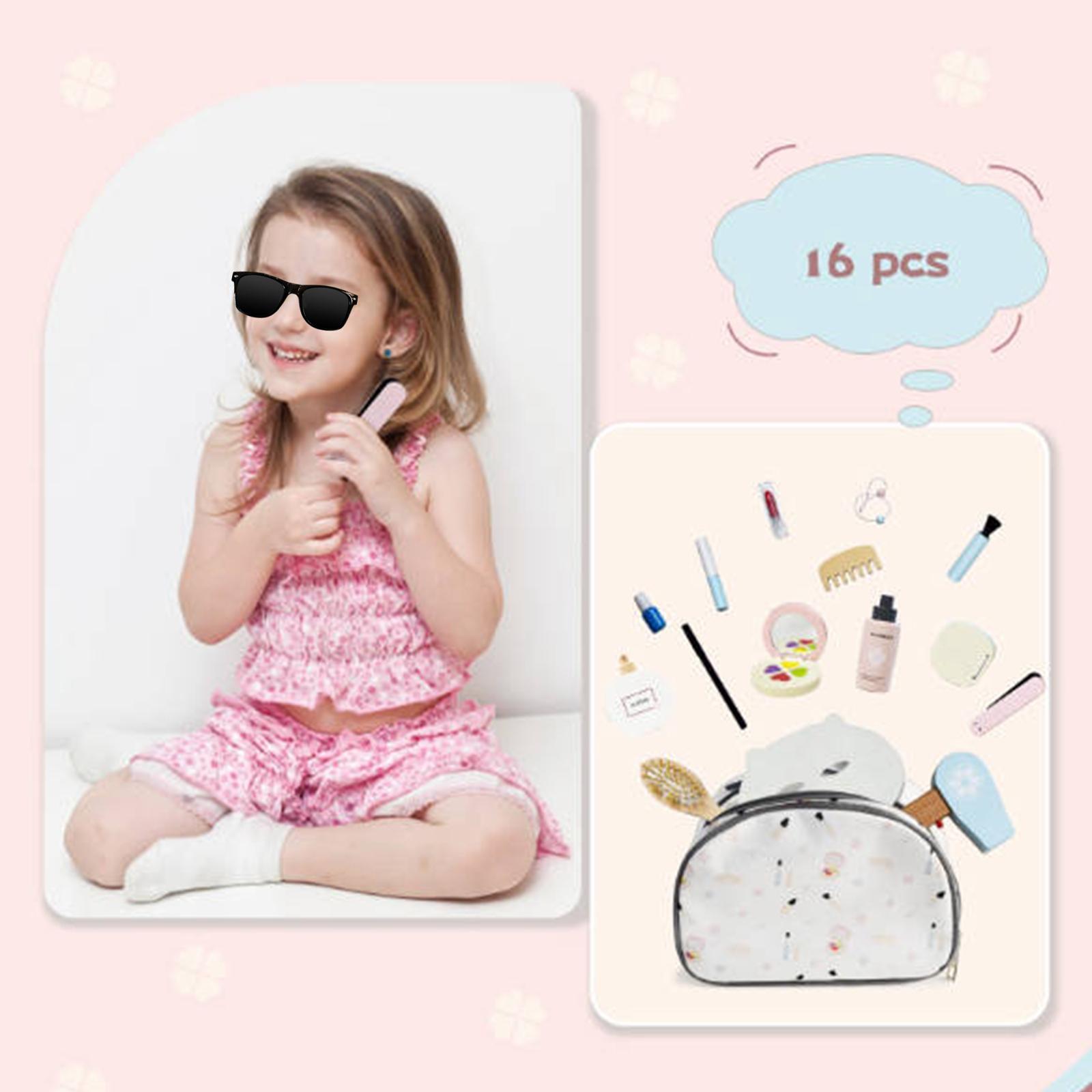 Makeup Beauty House - Drewniany zestaw do makijażu Zabawki do