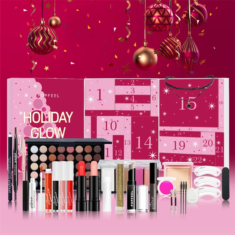 Makeup Beauty House - Świąteczny Zestaw do Makijażu z Odliczaniem