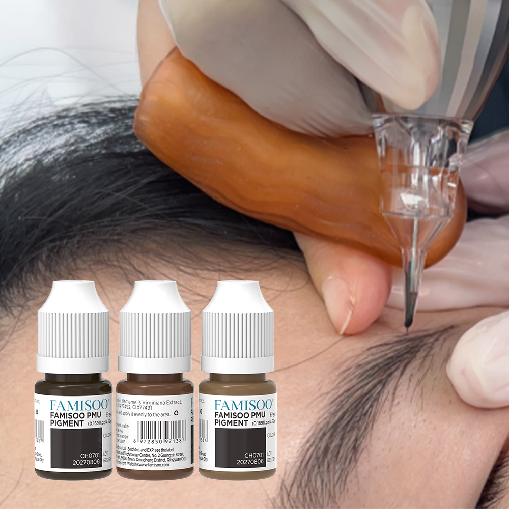 Beauty Makeup Pictures - FAMISOO 5ML kolorowy tatuaż Microblading farba