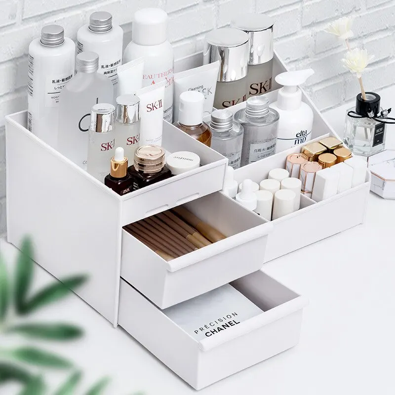 NOWY 1 szt. Biały Plastikowy O – Beauty Makeup Desk recenzja i cena