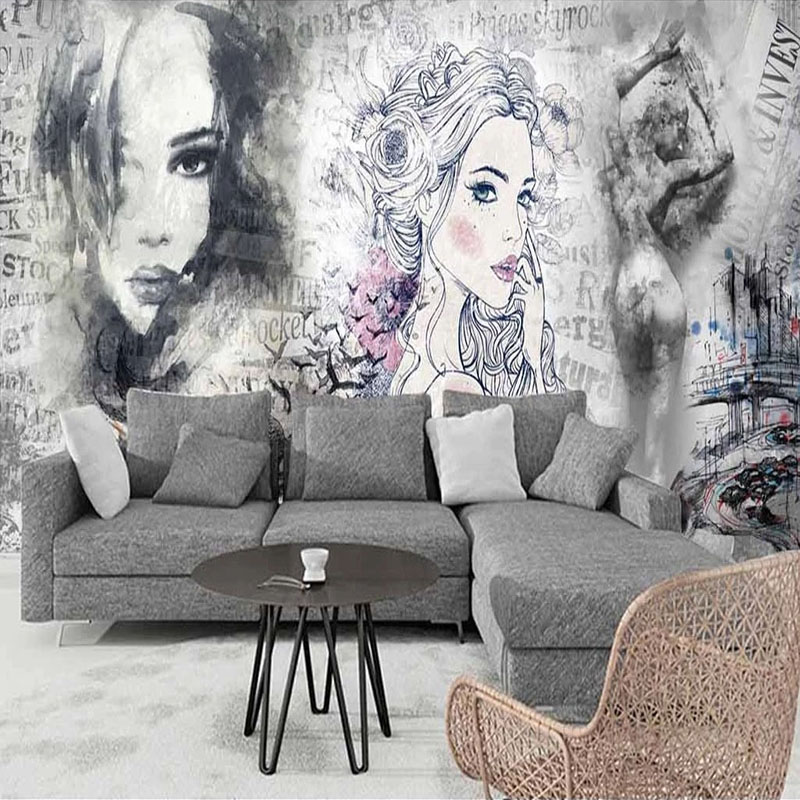 Niestandardowy Mural 3D Retro  – Makeup Beauty House recenzja i cena